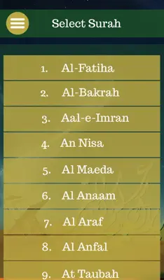 Holy Quran android App screenshot 2